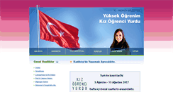 Desktop Screenshot of kadikoybelediyesikizyurdu.com